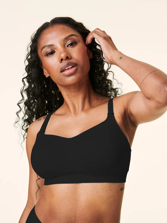 Black Intrigue Balconette Maternity & Nursing Bra