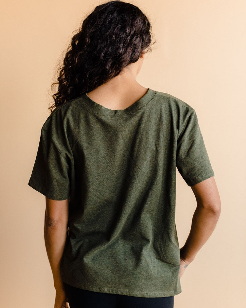 Organic Cotton Everyday Every Way V-Neck Tee