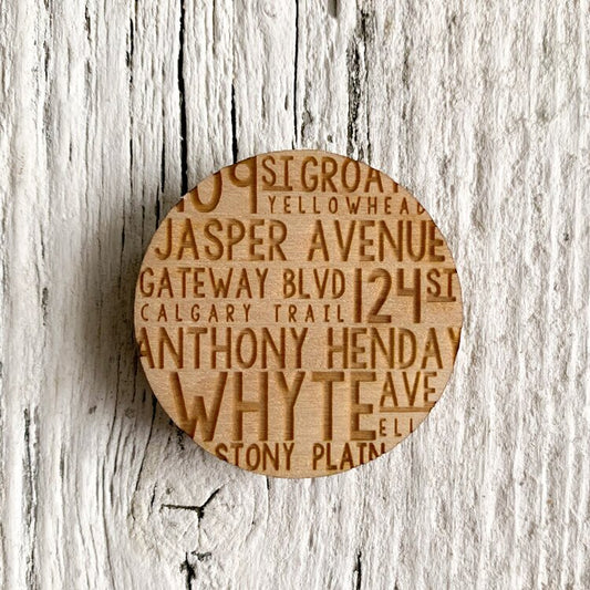 Edmonton Roads Magnet