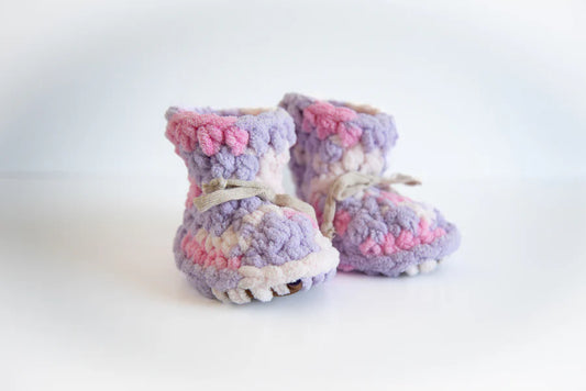 Cotton Candy Fleece Slippers