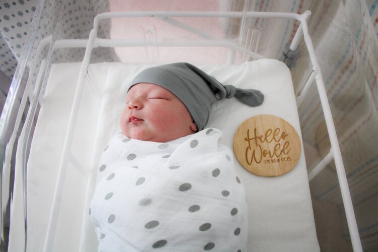 Hello World, I'm New Here Plaque