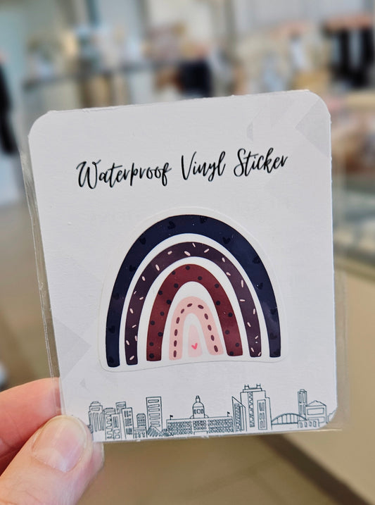 Colours of the World Rainbow Sticker