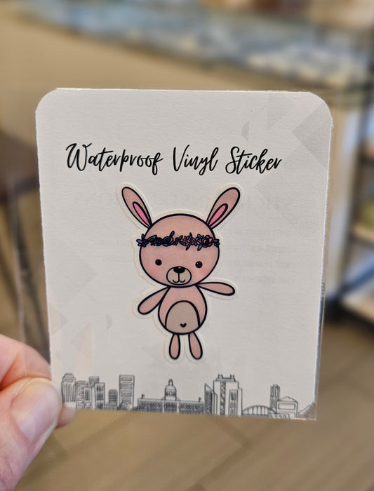 Bunny with Crown Sticker