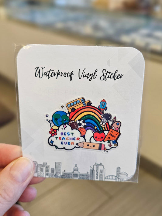 Best Teacher Ever Sticker