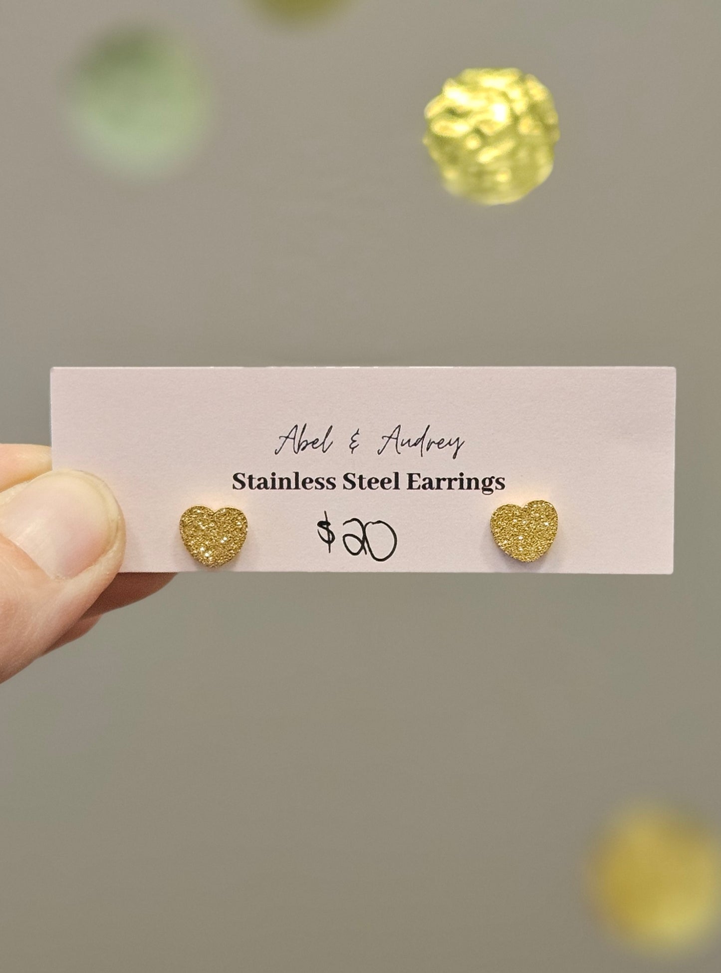 Heart Stud Earrings