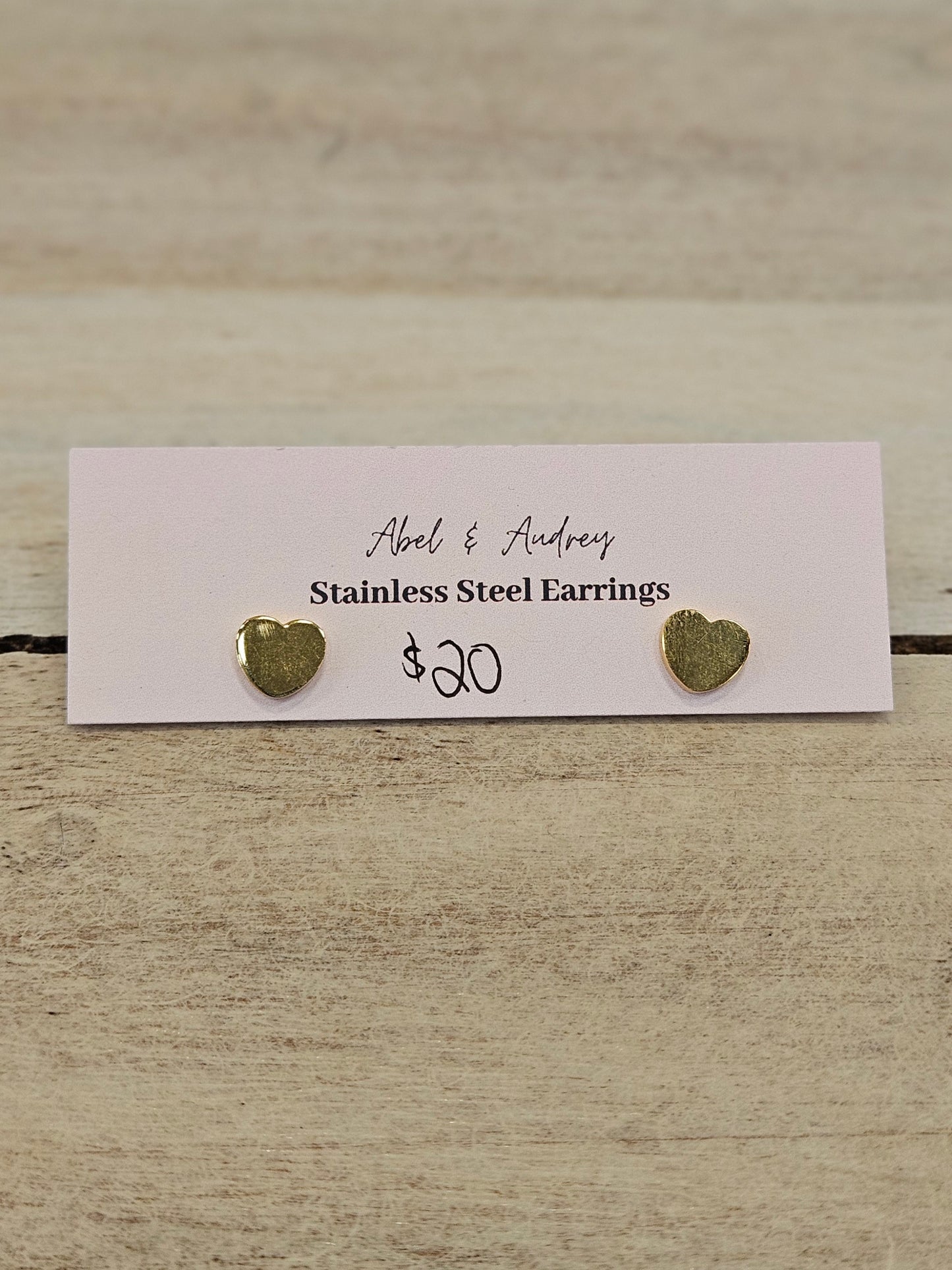 Heart Stud Earrings