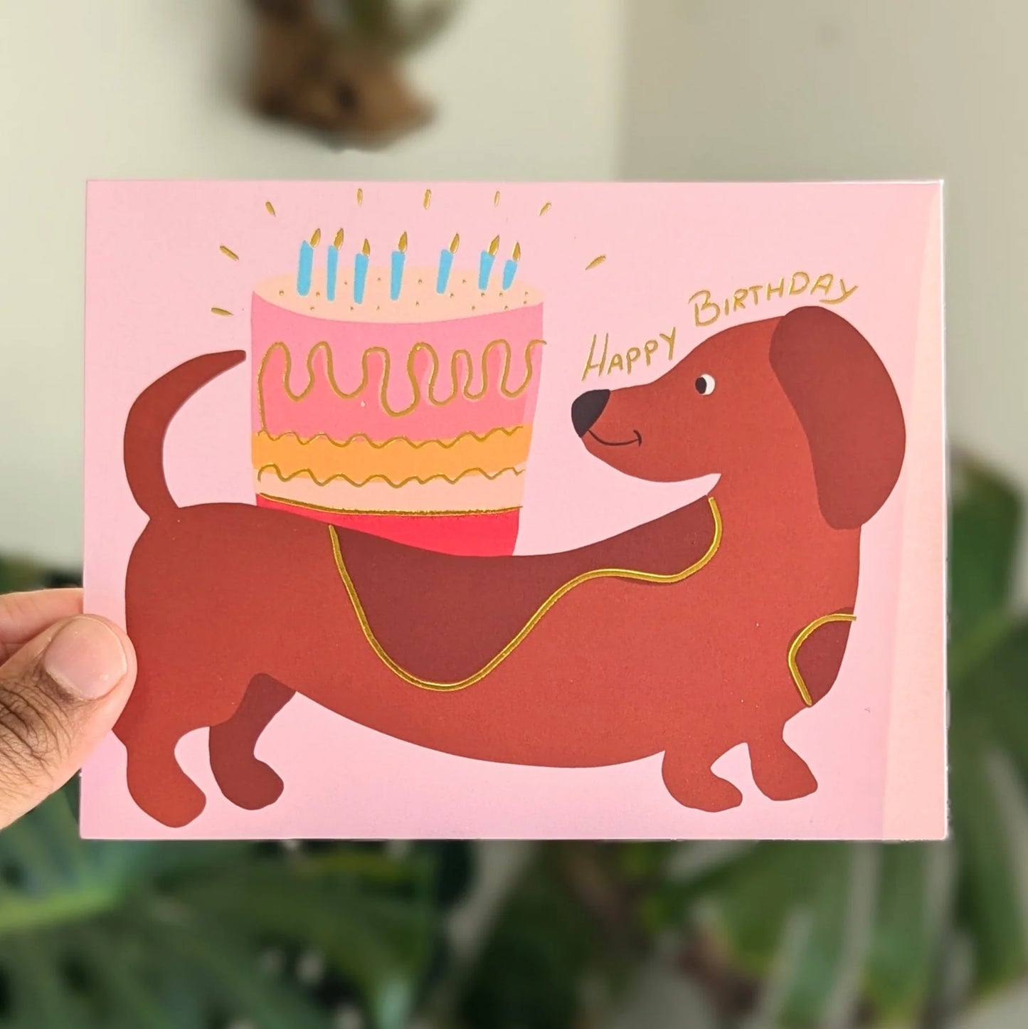 Dog Birthday Greeting Card