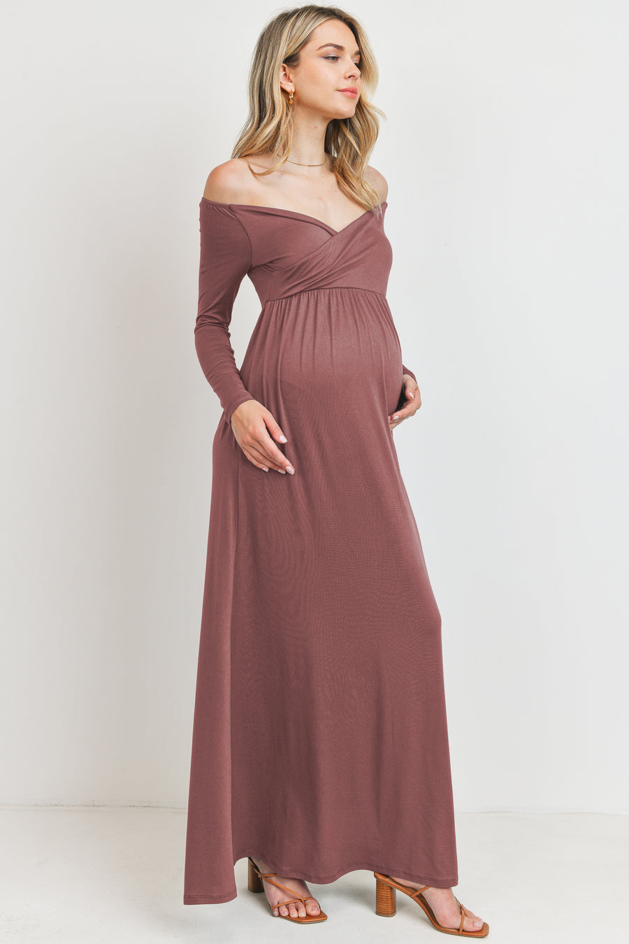Anise Off Shoulder Maxi Dress