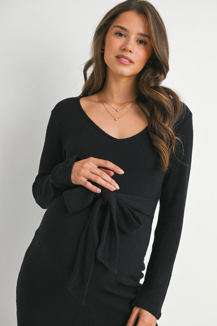 Katie Ribbed Knit Dress