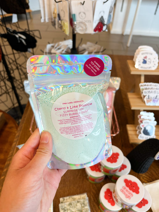 Cherry Lime Popsicle Surprise Toy Fizzy Bubble Dust