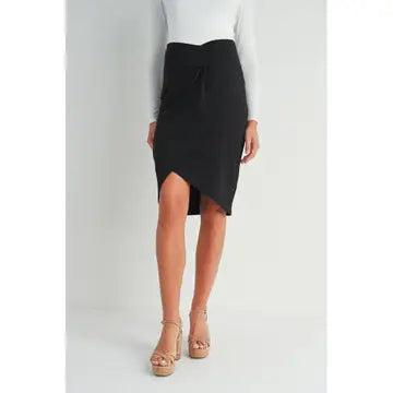 Bailey Black Knit Skirt