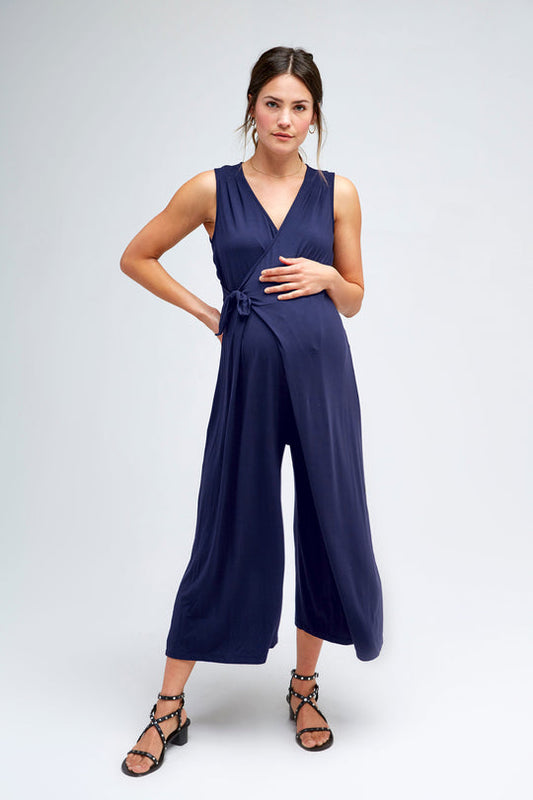Francesca Jumpsuit in Dark Navy Size M - As Is & Final Sale