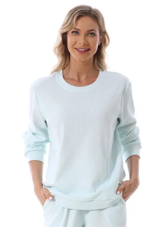 Claudia Maternity Nursing Pajama Set in Mint