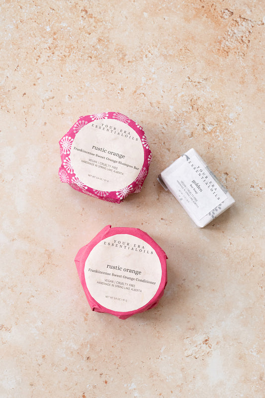 Rustic Orange Shampoo Bar