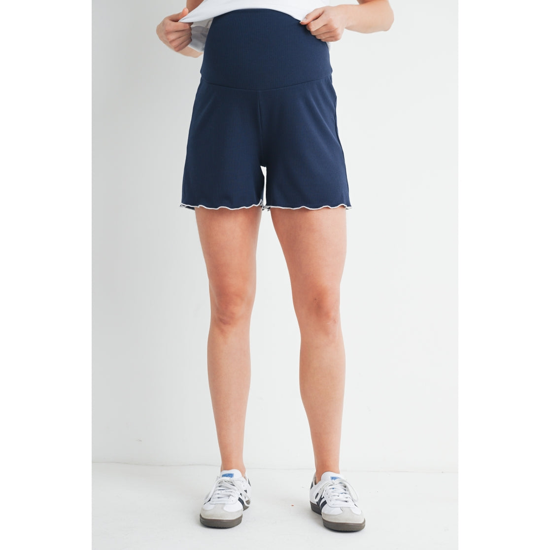 Aviana Ribbed Lounge Shorts