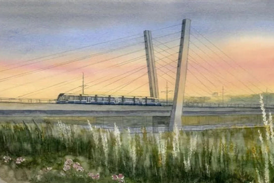 Tawatina Bridge Framed Print