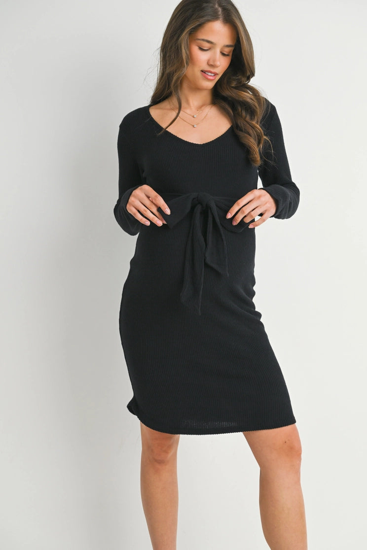 Katie Ribbed Knit Dress