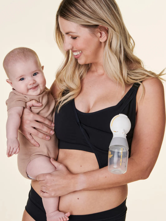 Black 3-in-1 Pumping & Nursing Bra