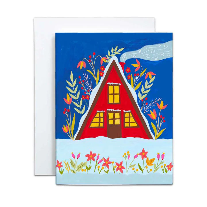 Cabin Holiday Greeting Card