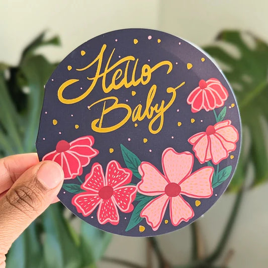 Hello Baby Greeting Card