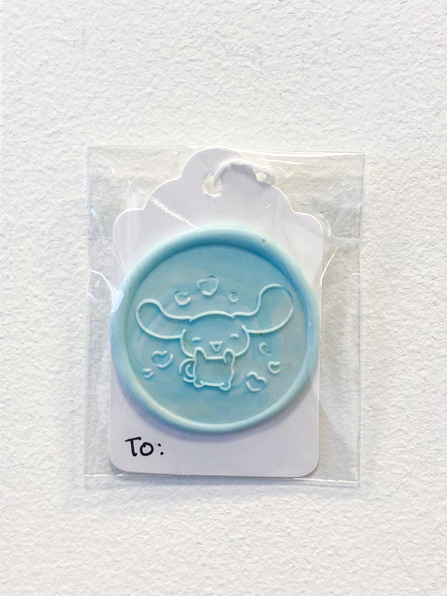 White Wax Seal Gift Tag