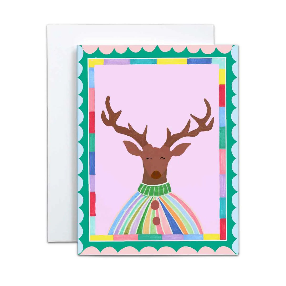 Moose Holiday Greeting Card