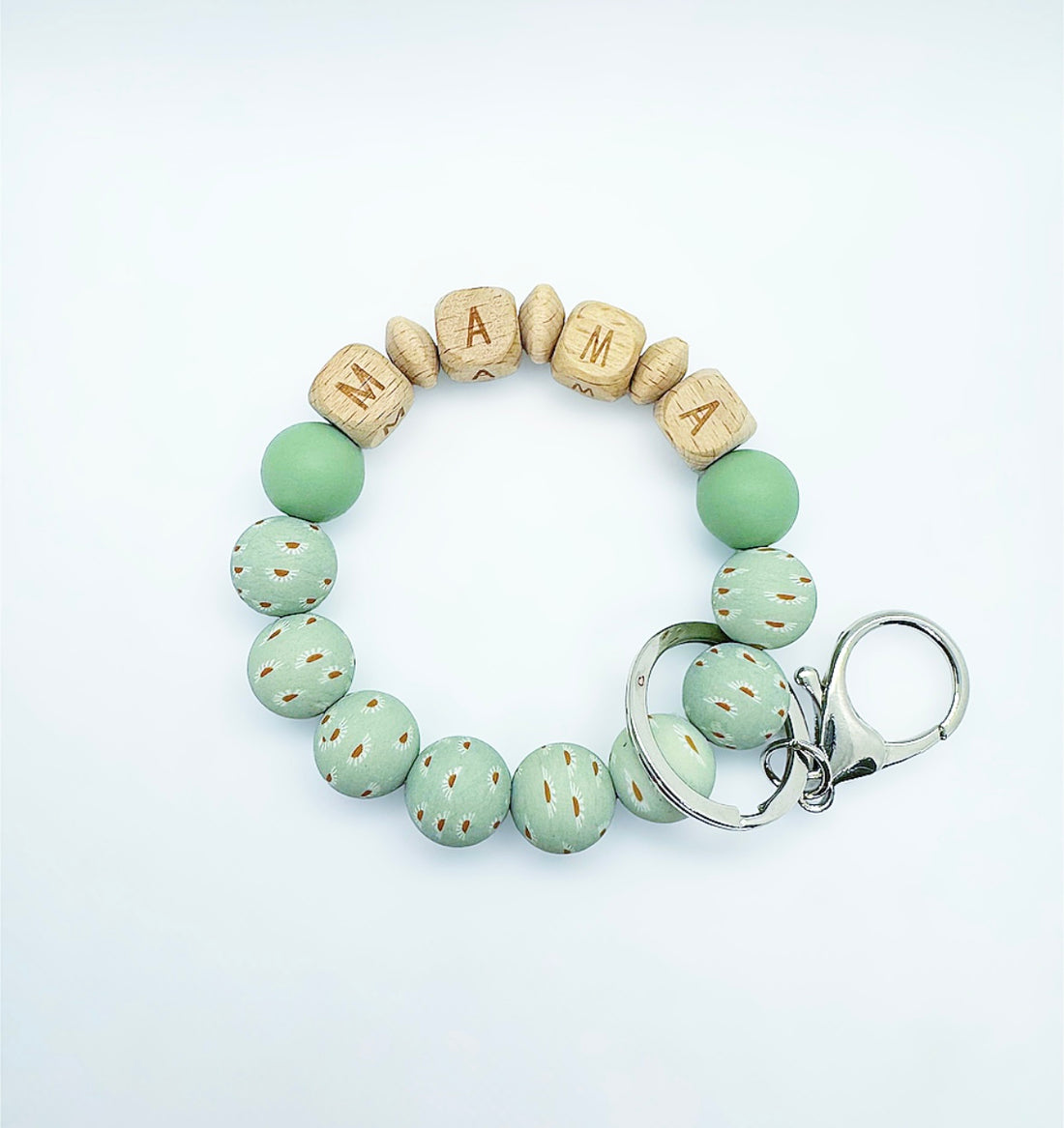 MAMA Green Sunrise Wristlet