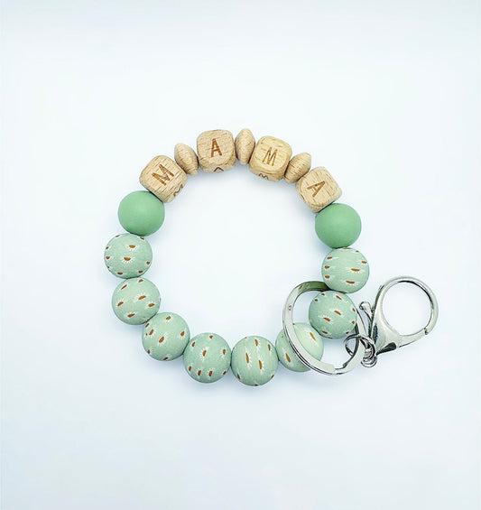 MAMA Green Sunrise Wristlet