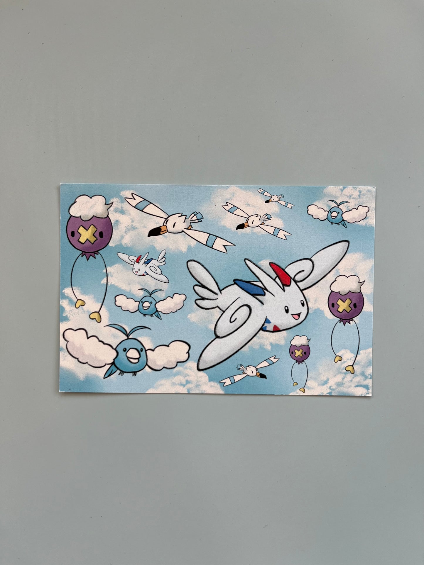 Flying Friends Postcard