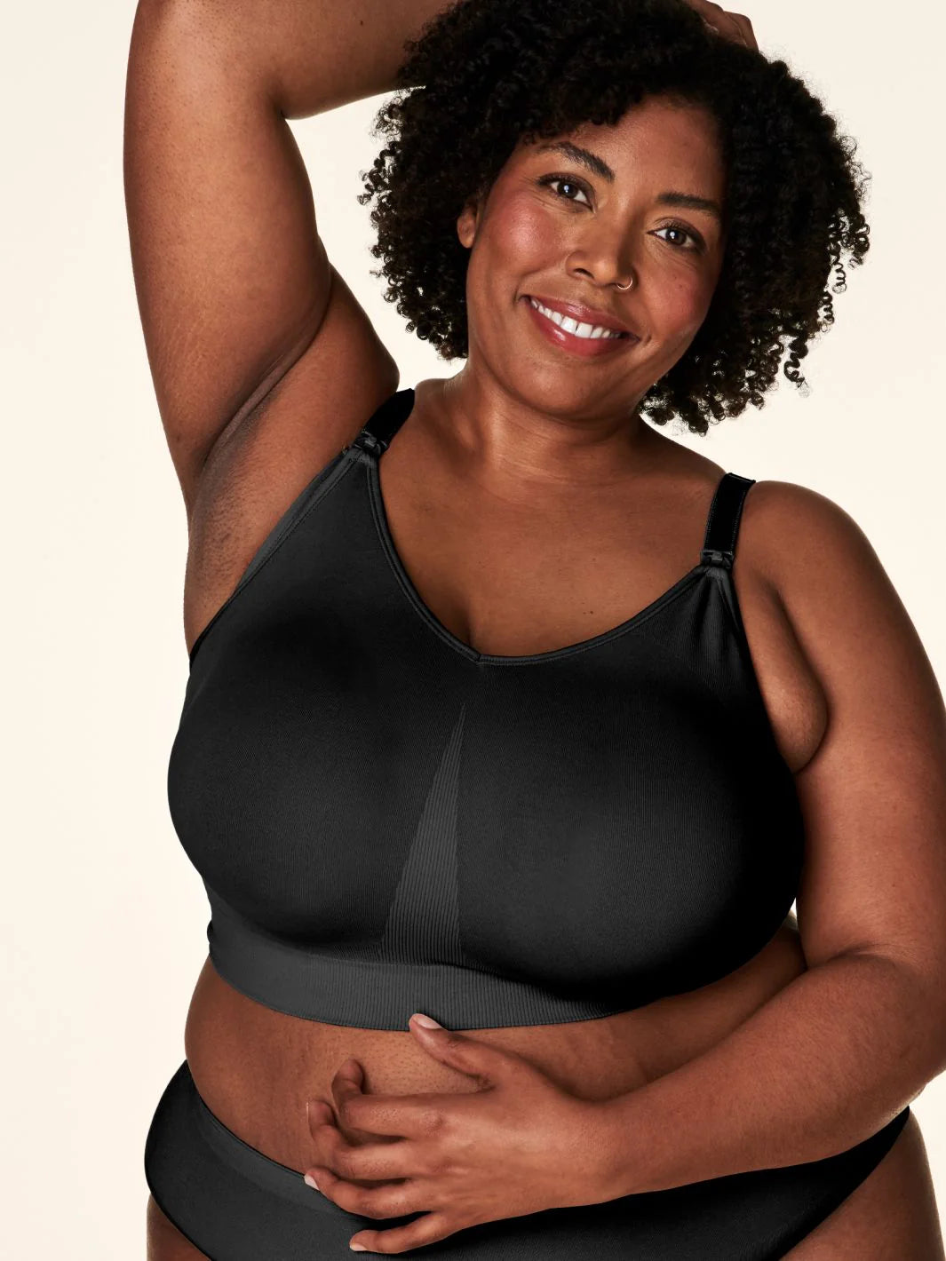 Black Body Silk Seamless Nursing Bra
