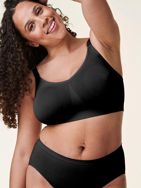 Black Body Silk Seamless Nursing Bra