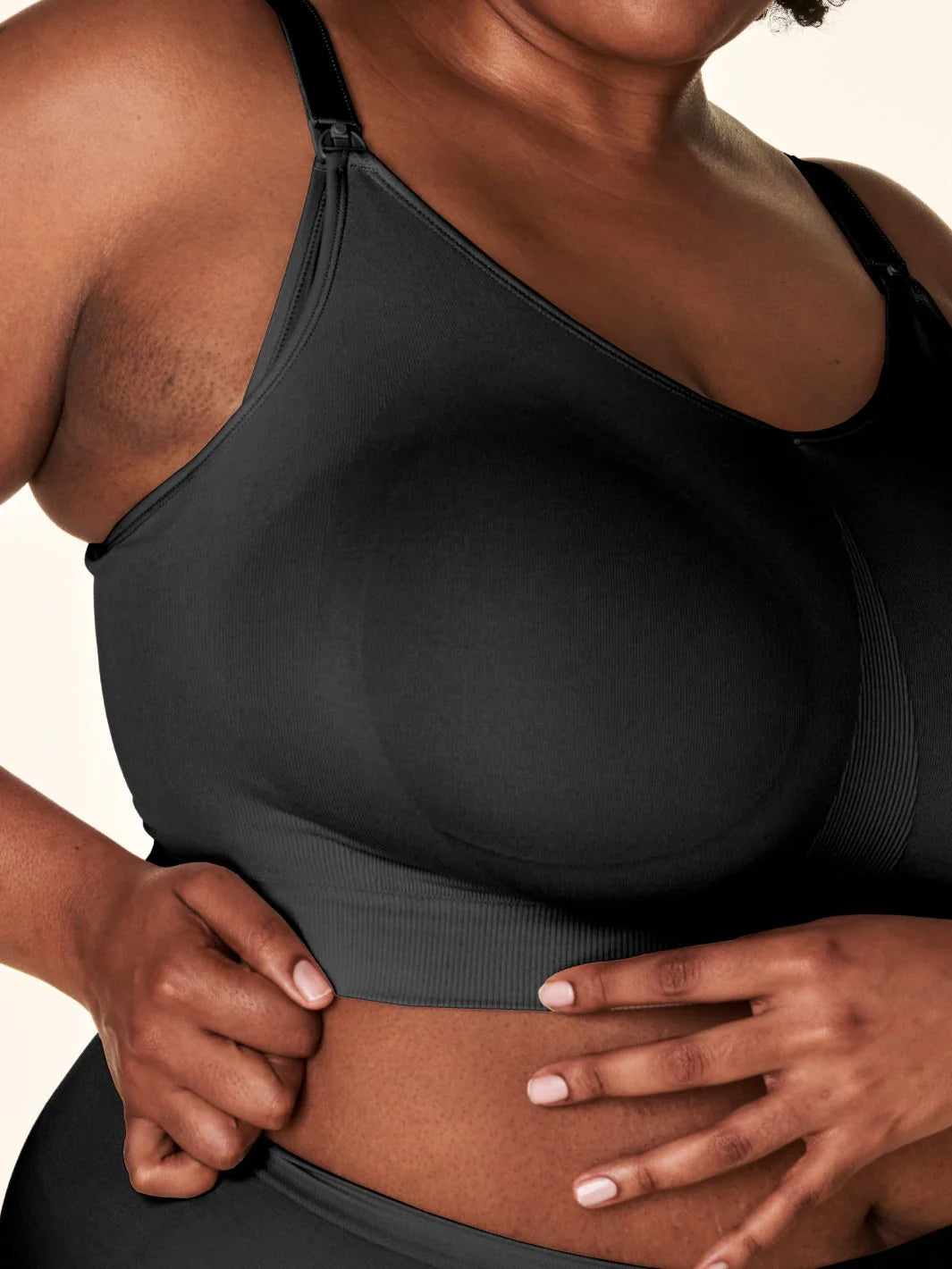 Black Body Silk Seamless Nursing Bra