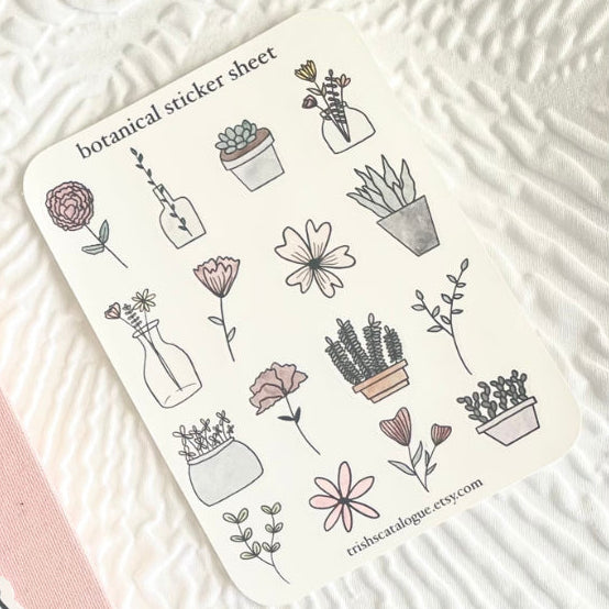 Bouquet Sticker Sheet