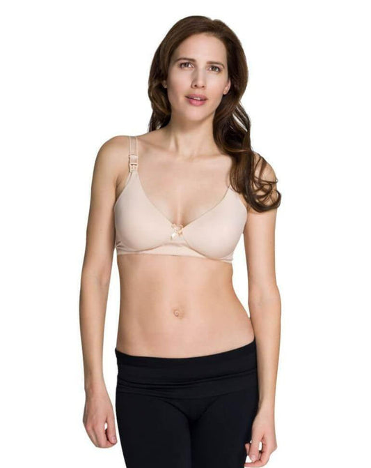 Ivory Cream Classic Nursing Bra