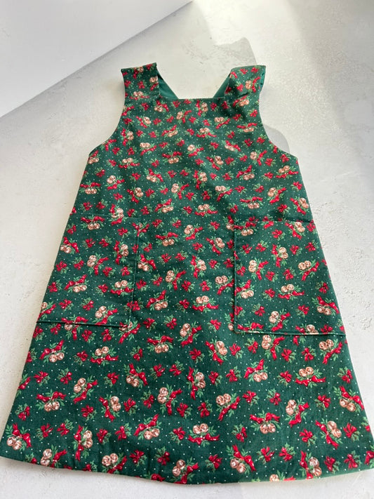 Mini Maker's Apron in Christmas Golden Bells