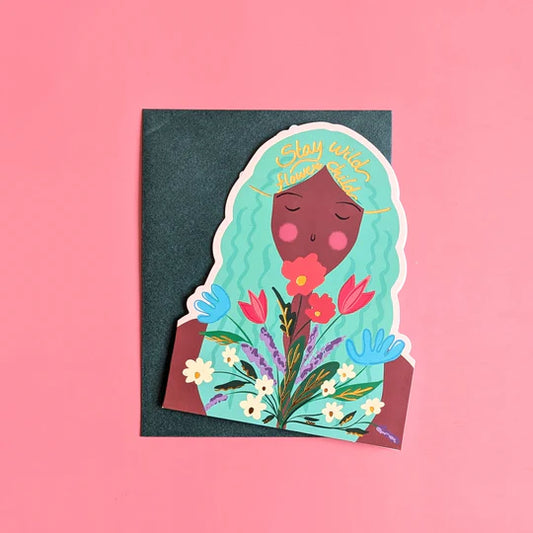 Flower Child Greeting Card