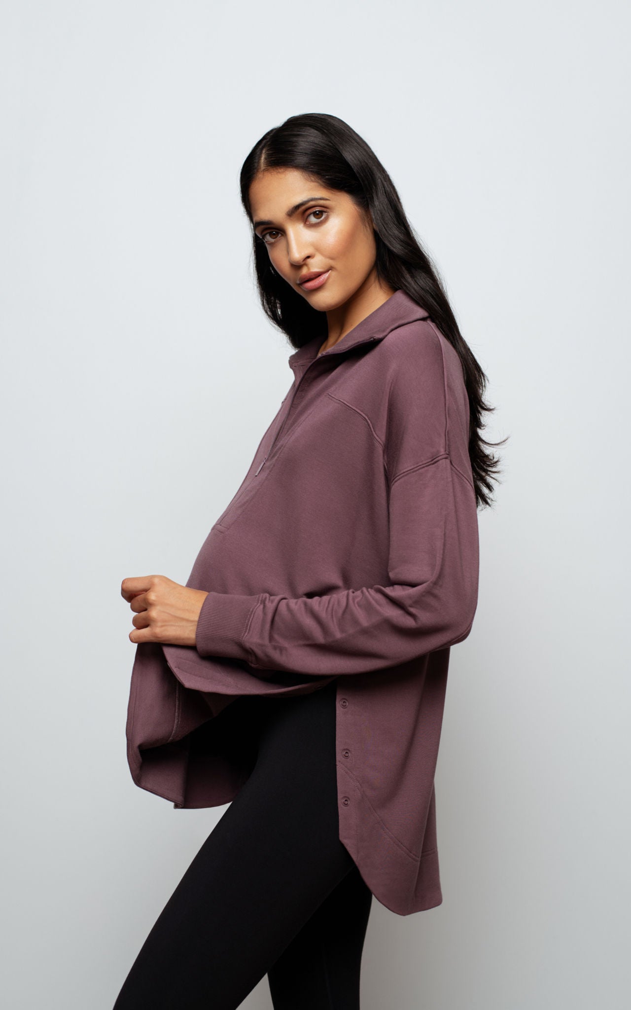 Emmy Half Zip Sweatshirt Size M - As Is & Final Sale
