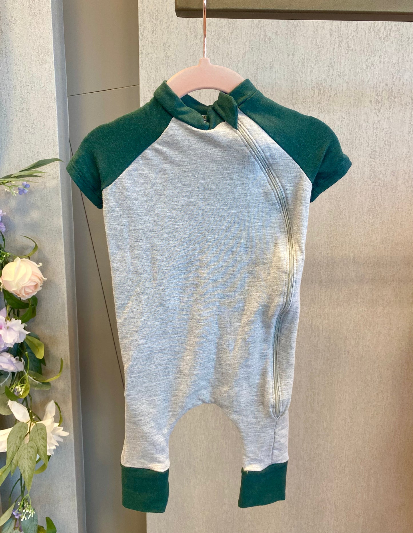 BiziBoo Romper in Evergreen