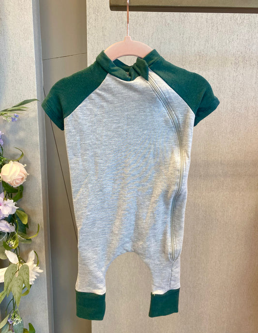 BiziBoo Romper in Evergreen