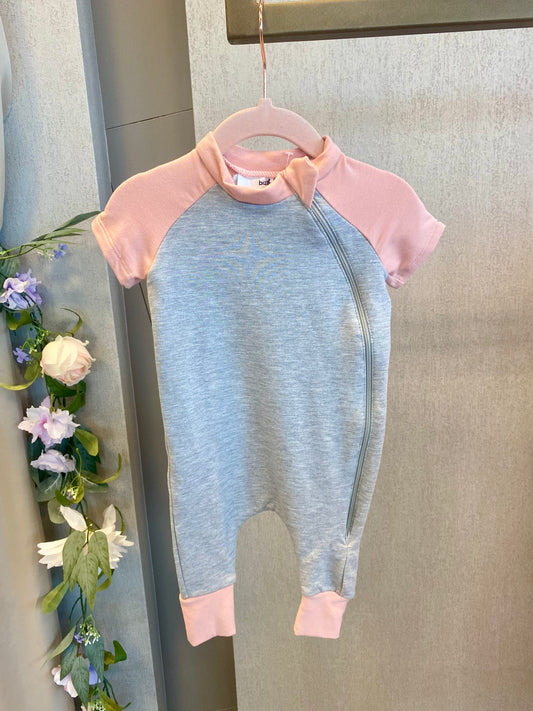 BiziBoo Romper in Bubblegum