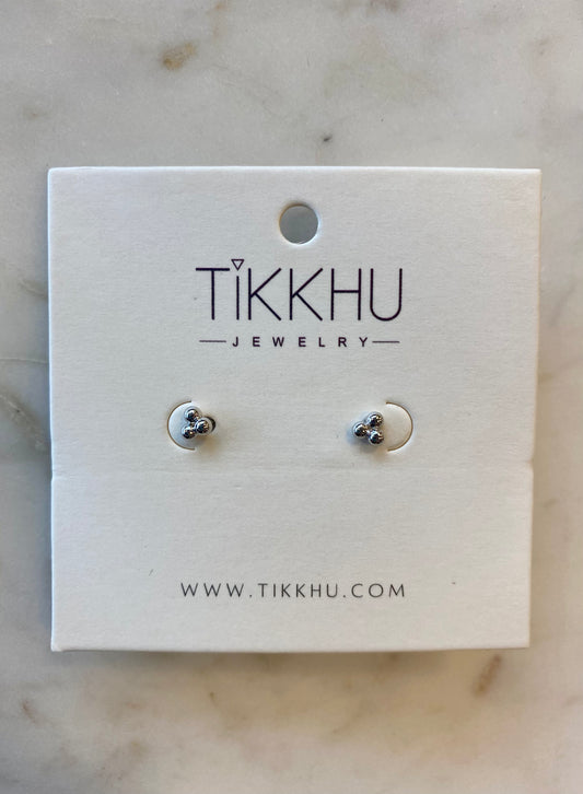 Triund Studs in Silver
