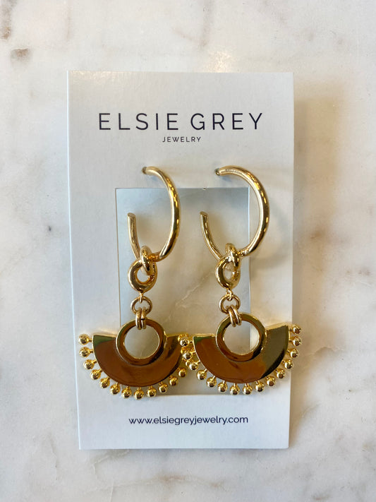 Half Moon Statement Earrings