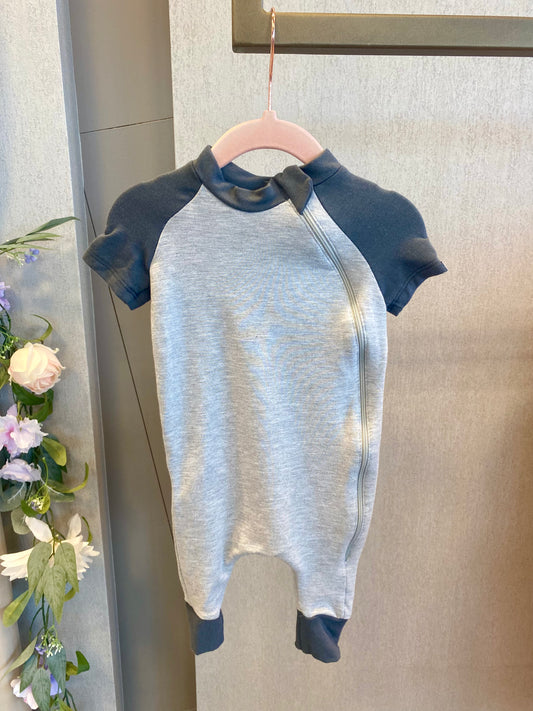 BiziBoo Romper in Pebble