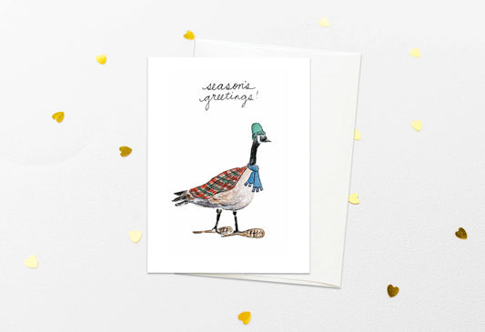 Goose Season's Greetings Card