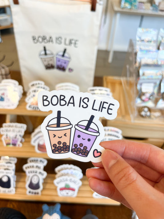 Boba is Life Vinyl Sticker