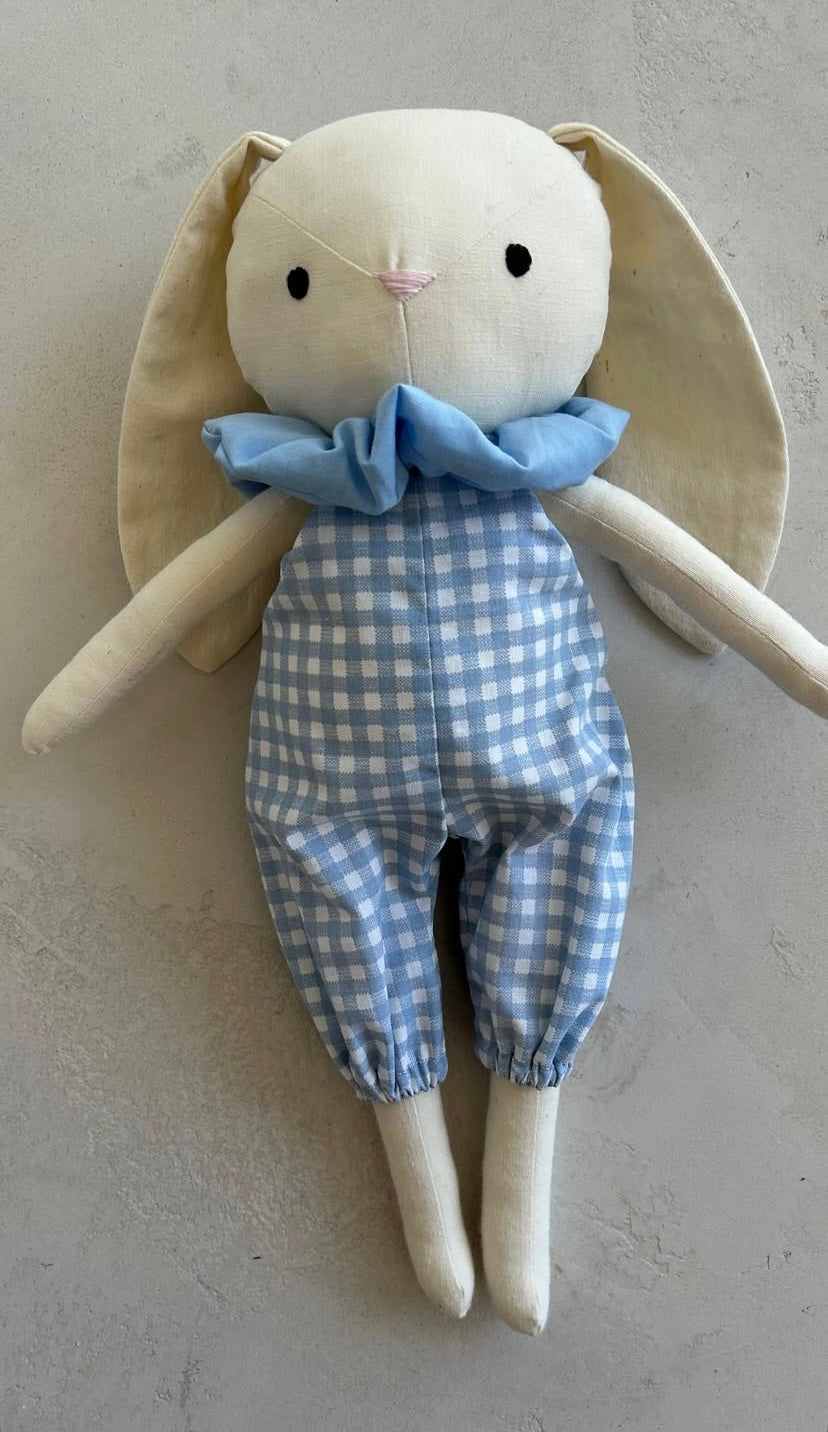 Floppy Bunny Bedtime Buddy with Removable Scrunchie