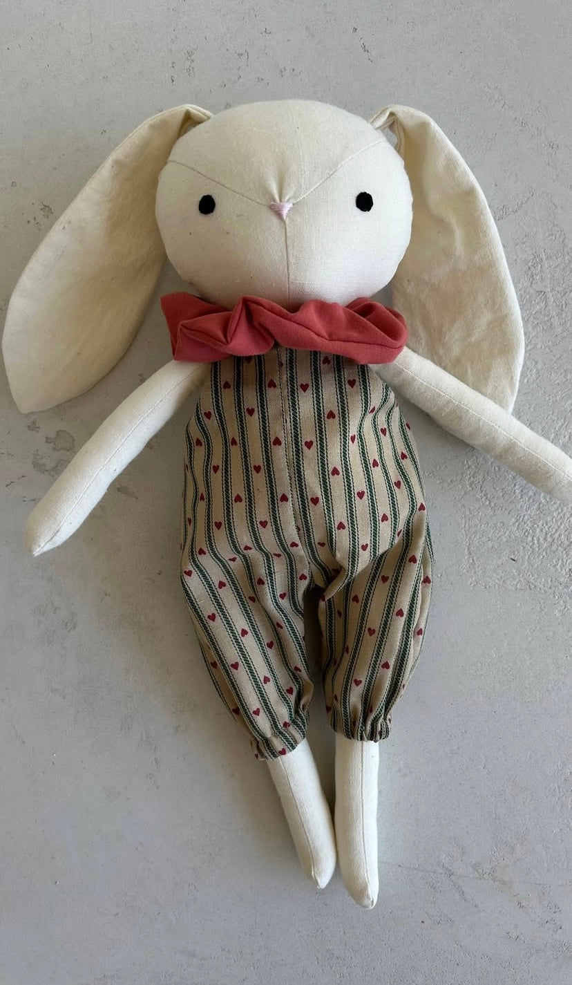Floppy Bunny Bedtime Buddy with Removable Scrunchie