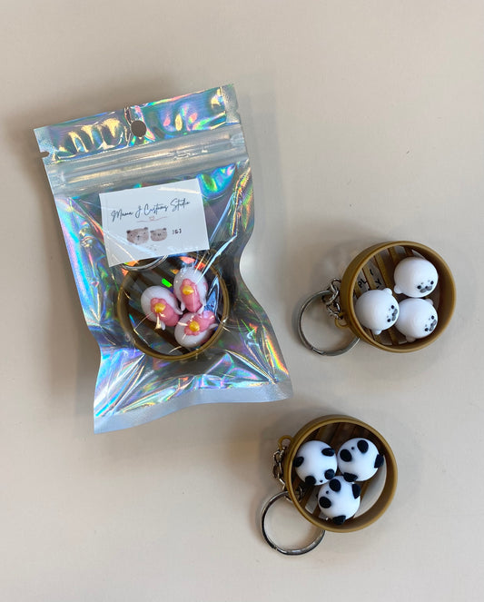 3D Steamer Unicorn Keychain