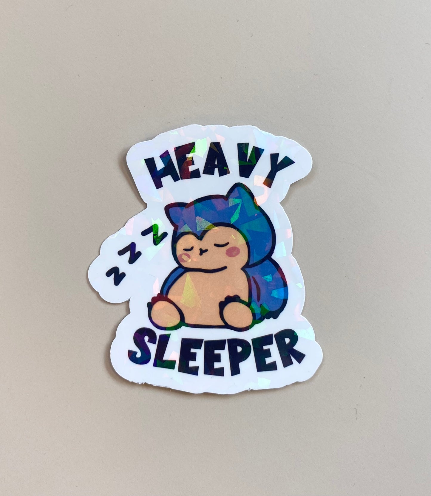 Heavy Sleeper Vinyl Sticker