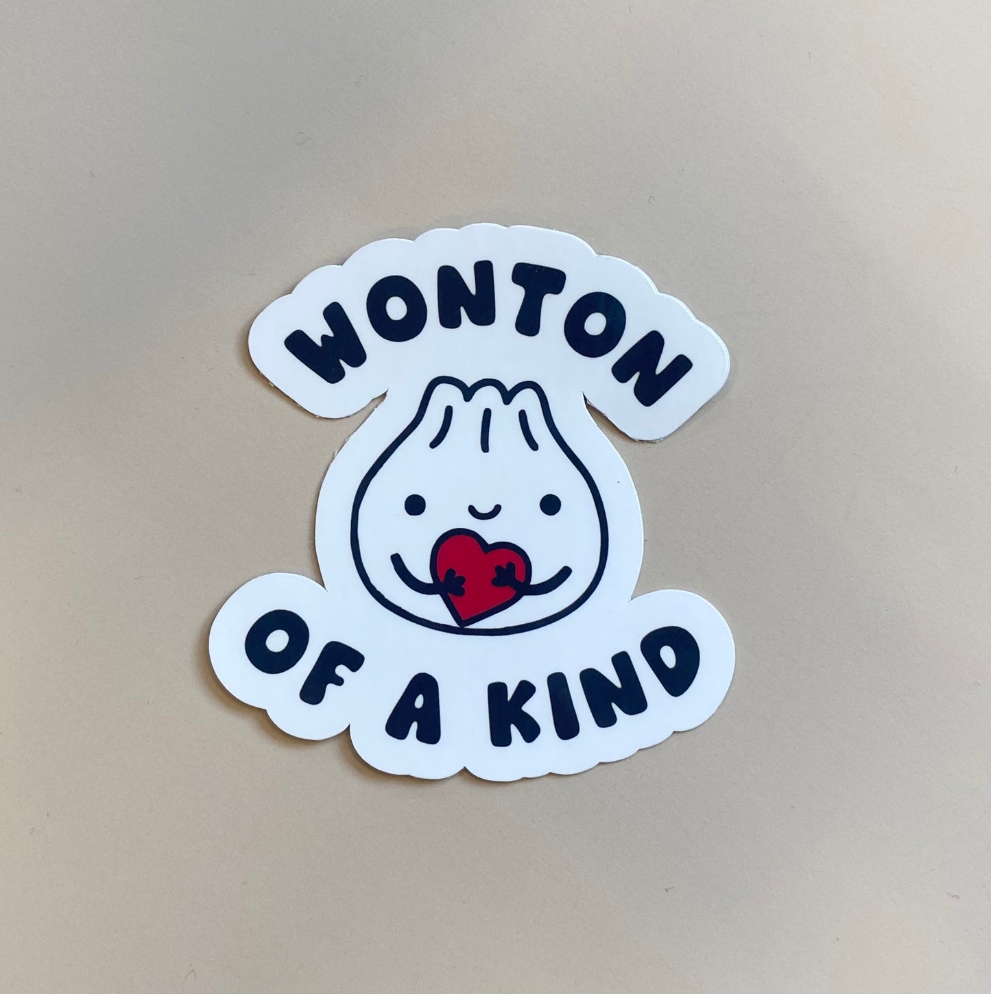 Wonton of a Kind Vinyl Sticker